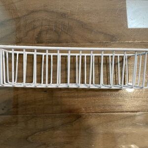 Excellent Condition Slim, Coated Wire Storage Basket